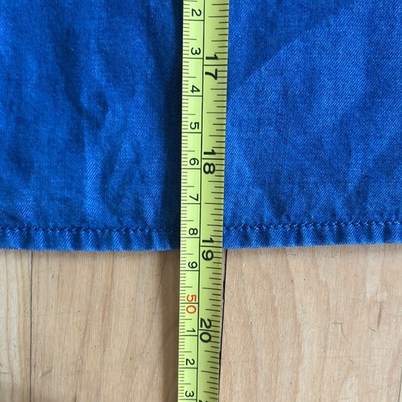 J.Crew Factory off-the-shoulder cotton chambray top Medium - Picture 7 of 11